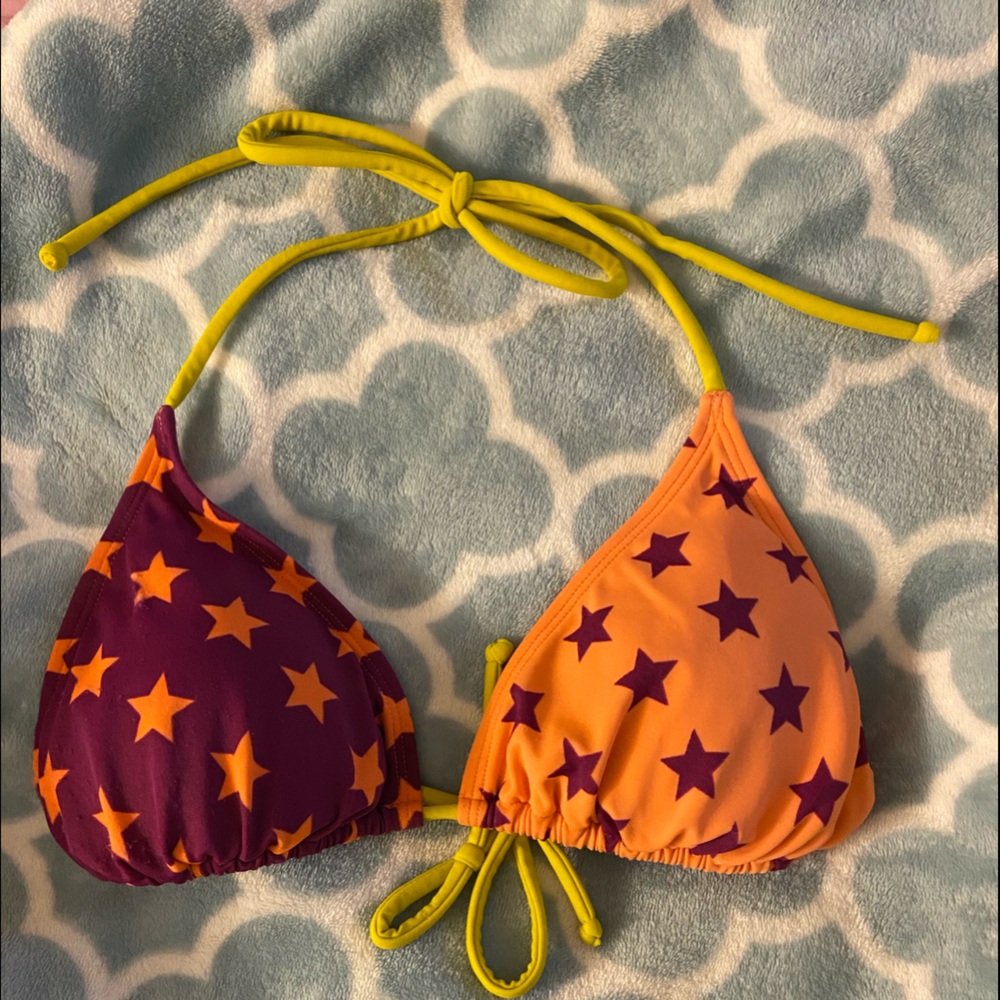 Pieces Stars Bikini Top Swimsuit